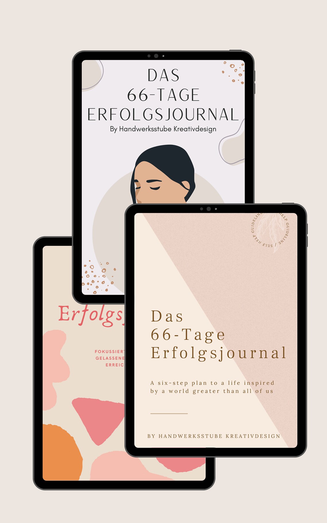 66-Tage Erfolgsjournal Digital | eBook | Workbook Erfolgsjournal Digital Journal | Goodnote Diary | Digital Planner | Goodnotes Journal