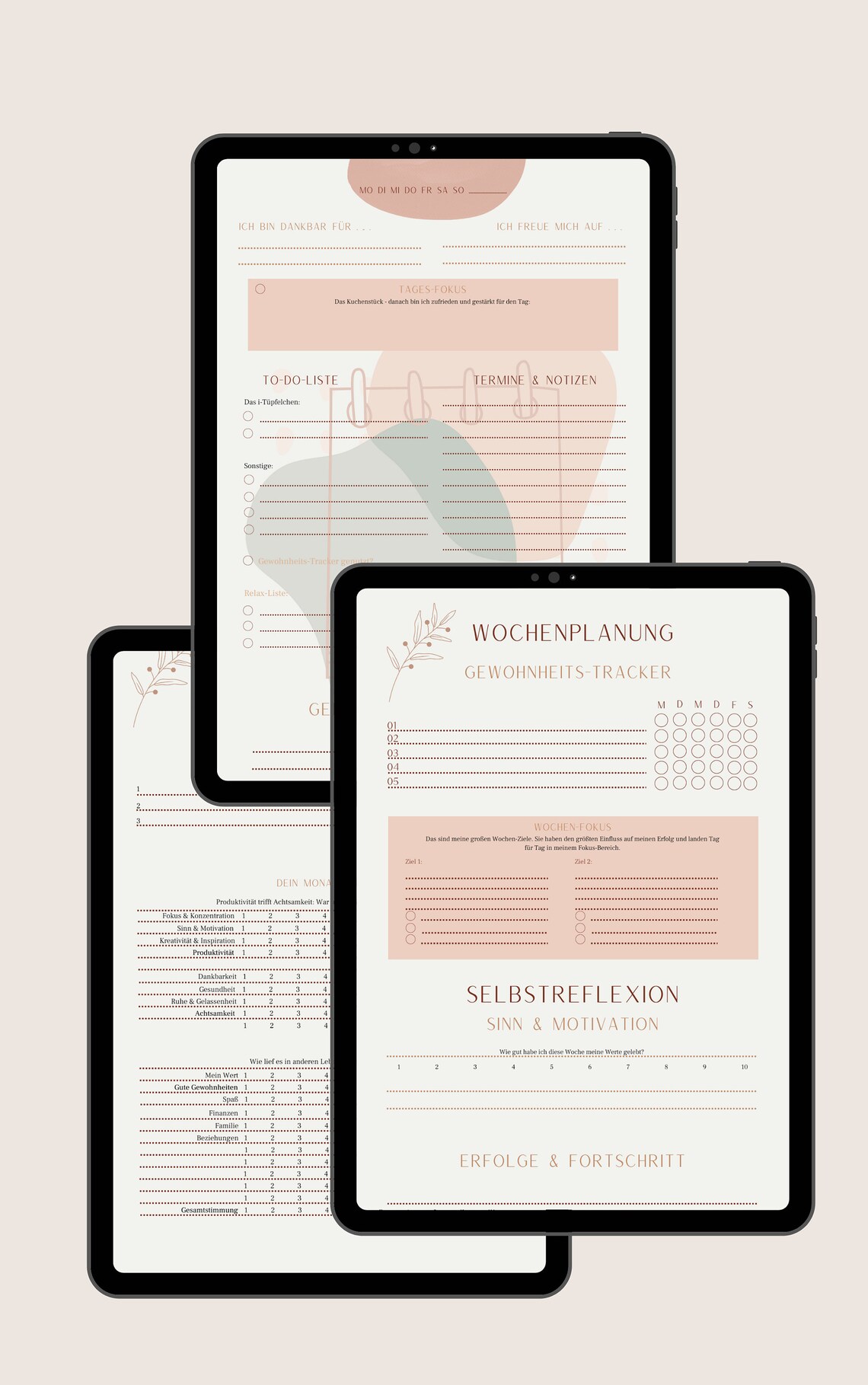 66-Tage Erfolgsjournal Digital | eBook | Workbook Erfolgsjournal Digital Journal | Goodnote Diary | Digital Planner | Goodnotes Journal